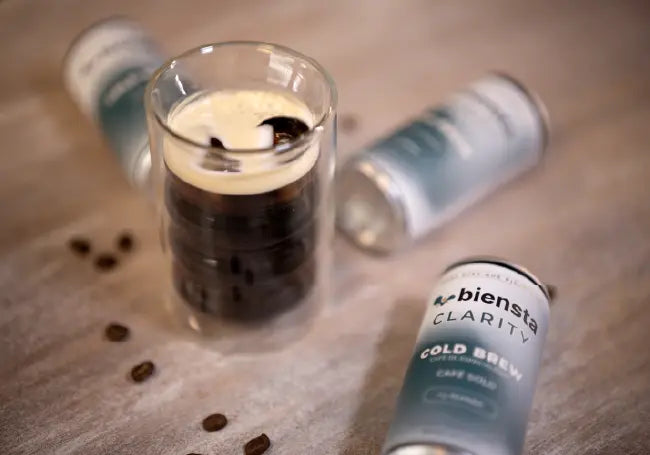 Café con vitamina B12 y l-teanina